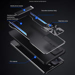 Xiaomi Poco F5 Pro 5G / Redmi K60 5G / K60 Pro 5G Stativ mobilskal TPU + Aluminiumlegeringsskal