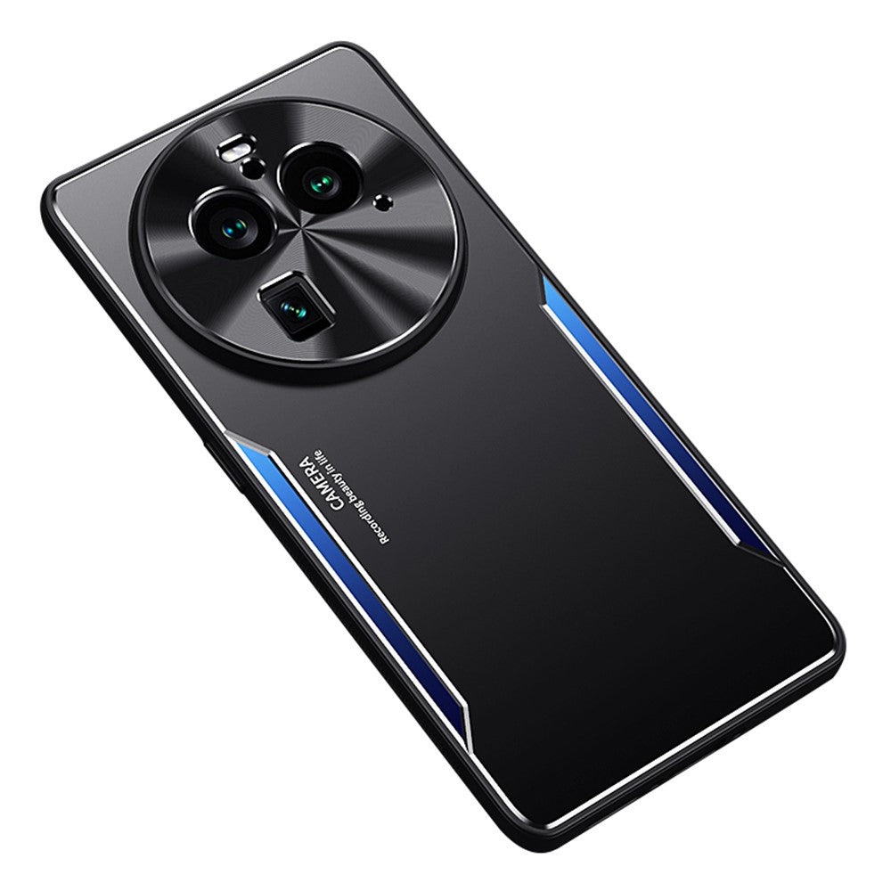 For Oppo Find X6 Pro Phone Case Aluminum Alloy + TPU Slim Case Protective Anti-Drop Phone Cover