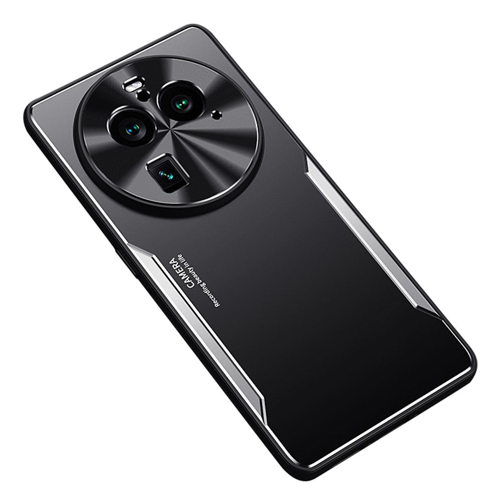 For Oppo Find X6 Pro Phone Case Aluminum Alloy + TPU Slim Case Protective Anti-Drop Phone Cover