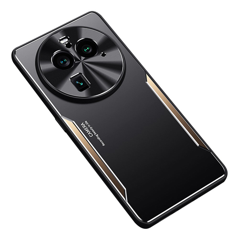 For Oppo Find X6 Pro Phone Case Aluminum Alloy + TPU Slim Case Protective Anti-Drop Phone Cover