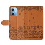 For Xiaomi Redmi Note 12 5G (China) / (India) / (Global) / Poco X5 5G Stand Wallet Leather Case Imprinted Phone Cover with Strap