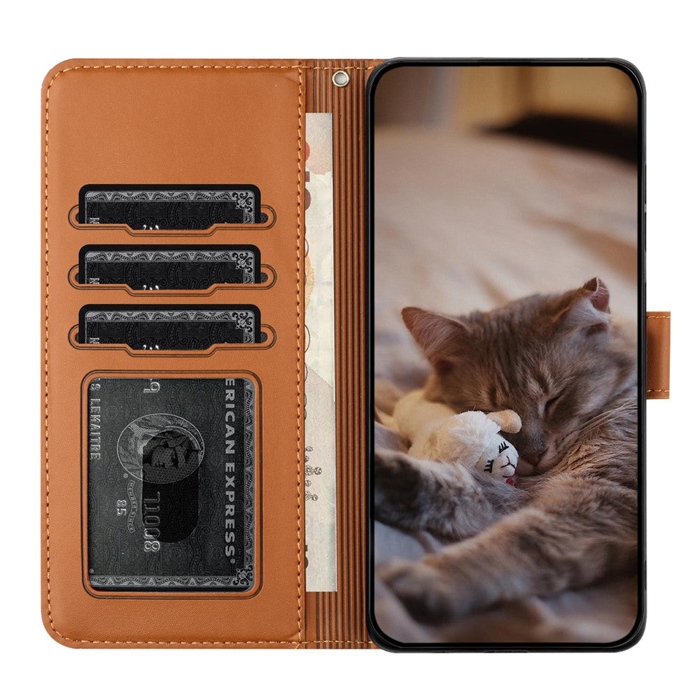 For Xiaomi Redmi Note 12 Pro 5G / 12 Pro Speed 5G / Poco X5 Pro 5G Imprinted PU Leather Phone Case Wallet Stand Cover with Strap