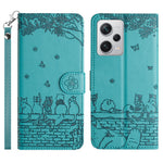 For Xiaomi Redmi Note 12 Pro 5G / 12 Pro Speed 5G / Poco X5 Pro 5G Imprinted PU Leather Phone Case Wallet Stand Cover with Strap