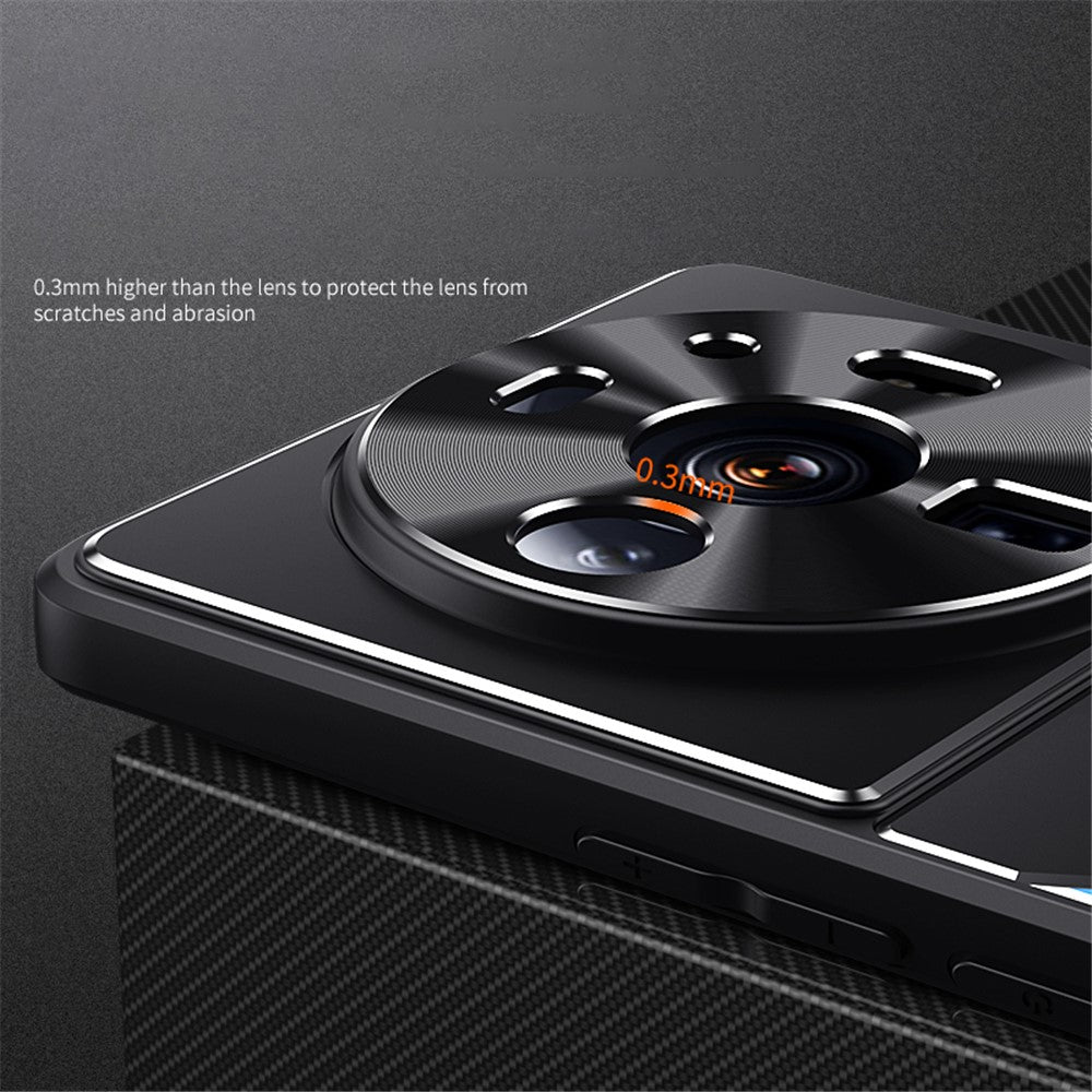 Anti-Scratch Phone Case For Xiaomi 12S Ultra 5G , Cell Phone Shell TPU+Aluminium Alloy Cover with Kickstand