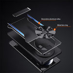 Anti-Scratch Phone Case For Xiaomi 12S Ultra 5G , Cell Phone Shell TPU+Aluminium Alloy Cover with Kickstand