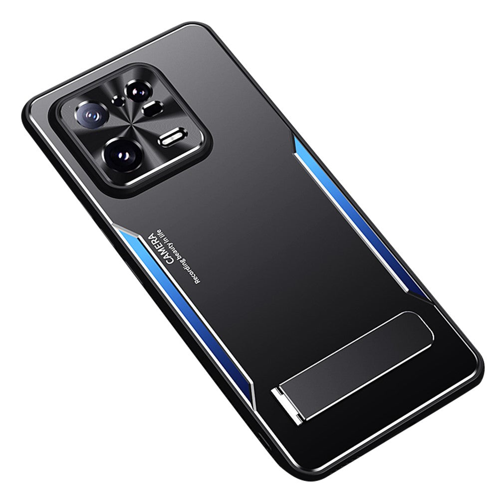 TPU+Aluminium Alloy Phone Case for Xiaomi 13 Pro 5G , Kickstand Anti-Scratch Phone Cover