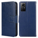 For Xiaomi Redmi Note 12S 4G Strong Magnetic Closure Phone Case Textured PU Leather Wallet Stand Cover