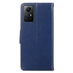 For Xiaomi Redmi Note 12S 4G Strong Magnetic Closure Phone Case Textured PU Leather Wallet Stand Cover