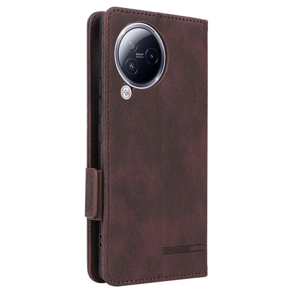 For Xiaomi Civi 3 5G Hardware Decor PU Leather Phone Case Stand Phone Wallet Cover