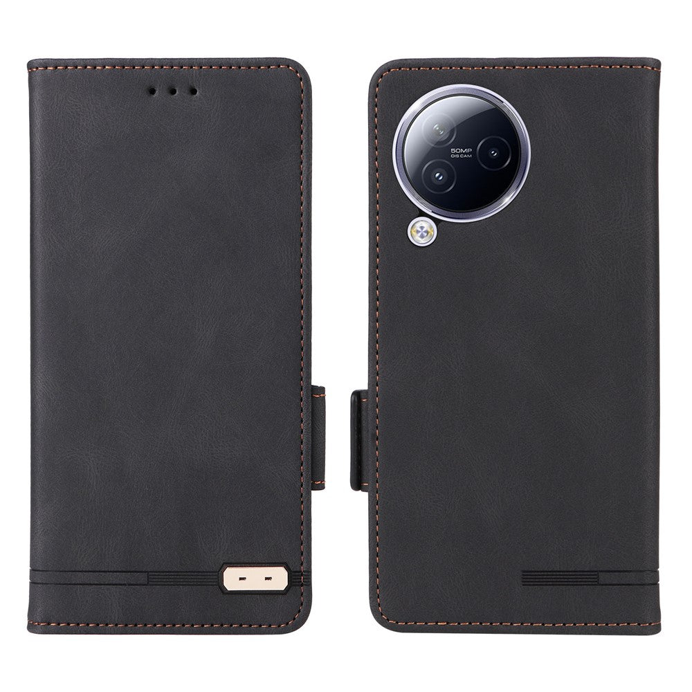For Xiaomi Civi 3 5G Hardware Decor PU Leather Phone Case Stand Phone Wallet Cover