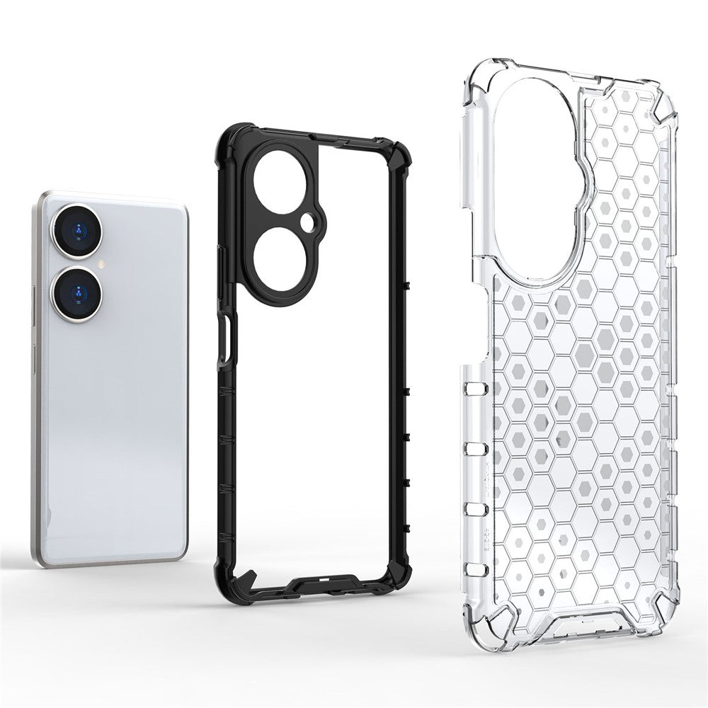 For Huawei nova 11i Honeycomb Texture TPU+PC Cover Drop-proof Phone Case
