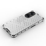 For Oppo A98 5G Anti-drop Phone Case TPU+PC Honeycomb Texture Cover