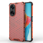 For Oppo A98 5G Anti-drop Phone Case TPU+PC Honeycomb Texture Cover