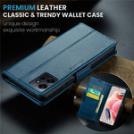 For Xiaomi Redmi Note 12 4G Leather Case CASEME 023 RFID Blocking 3 Card Slot Mobile Cover
