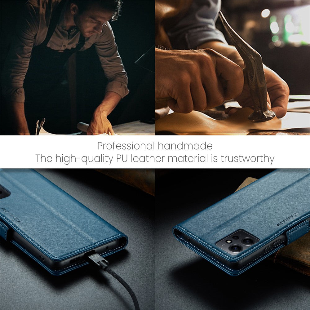 For Xiaomi Redmi Note 12 4G Leather Case CASEME 023 RFID Blocking 3 Card Slot Mobile Cover
