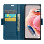 For Xiaomi Redmi Note 12 4G Leather Case CASEME 023 RFID Blocking 3 Card Slot Mobile Cover