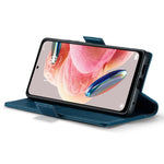 For Xiaomi Redmi Note 12 4G Leather Case CASEME 023 RFID Blocking 3 Card Slot Mobile Cover