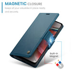 For Xiaomi Redmi Note 12 4G Leather Case CASEME 023 RFID Blocking 3 Card Slot Mobile Cover