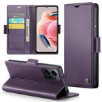 For Xiaomi Redmi Note 12 4G Leather Case CASEME 023 RFID Blocking 3 Card Slot Mobile Cover