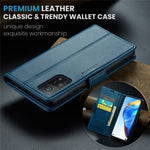 Xiaomi Mi 10T 5G / Mi 10T Pro 5G / Redmi K30S Läderfodral CASEME 023 RFID-blockerande 3-kortsfack Mobilskal