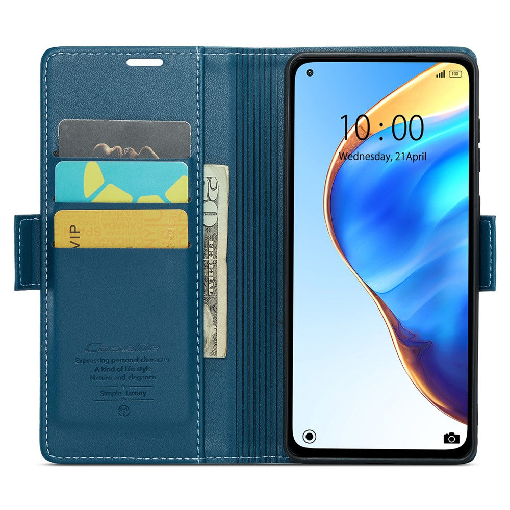 Xiaomi Mi 10T 5G / Mi 10T Pro 5G / Redmi K30S Läderfodral CASEME 023 RFID-blockerande 3-kortsfack Mobilskal