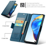 Xiaomi Mi 10T 5G / Mi 10T Pro 5G / Redmi K30S Läderfodral CASEME 023 RFID-blockerande 3-kortsfack Mobilskal