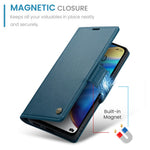 Xiaomi Mi 10T 5G / Mi 10T Pro 5G / Redmi K30S Läderfodral CASEME 023 RFID-blockerande 3-kortsfack Mobilskal