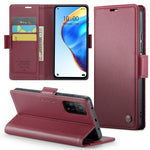 Xiaomi Mi 10T 5G / Mi 10T Pro 5G / Redmi K30S Läderfodral CASEME 023 RFID-blockerande 3-kortsfack Mobilskal
