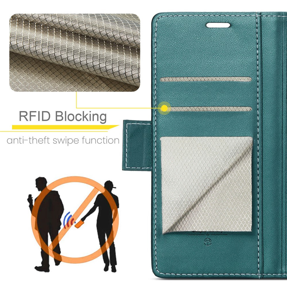 Til Samsung Galaxy A51 4G SM-A515 / M40S Lædercover CASEME 023 RFID-blokerende mobilcover med 3 kortlommer