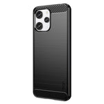 MOFI JK TPU Series-1 för Xiaomi Redmi 12 4G Kolfibertextur Skal Borstad TPU mobilskal mobilskydd