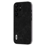 ABEEL Shockproof Cover for Samsung Galaxy S23 Ultra PU Leather+PC+TPU Litchi Texture Phone Case