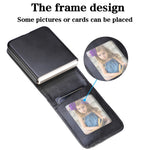 For Samsung Galaxy Z Flip5 5G Wallet Design Phone Case PU Leather+PC Cell Phone Cover