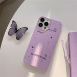 For iPhone 12 Pro Max 6.7 inch Hard PC Phone Case Pattern Printing Protective Glossy Phone Shell