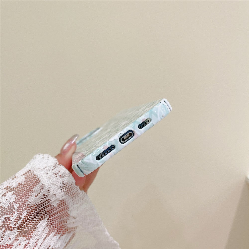 Hard PC Phone Cover for iPhone 12 Pro 6.1 inch Pattern Printing Anti-Drop Glossy Phone Case