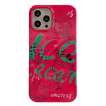 Hard PC Phone Cover for iPhone 12 Pro 6.1 inch Pattern Printing Anti-Drop Glossy Phone Case