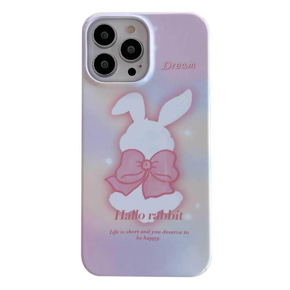 Hard PC Phone Cover for iPhone 12 Pro 6.1 inch Pattern Printing Anti-Drop Glossy Phone Case