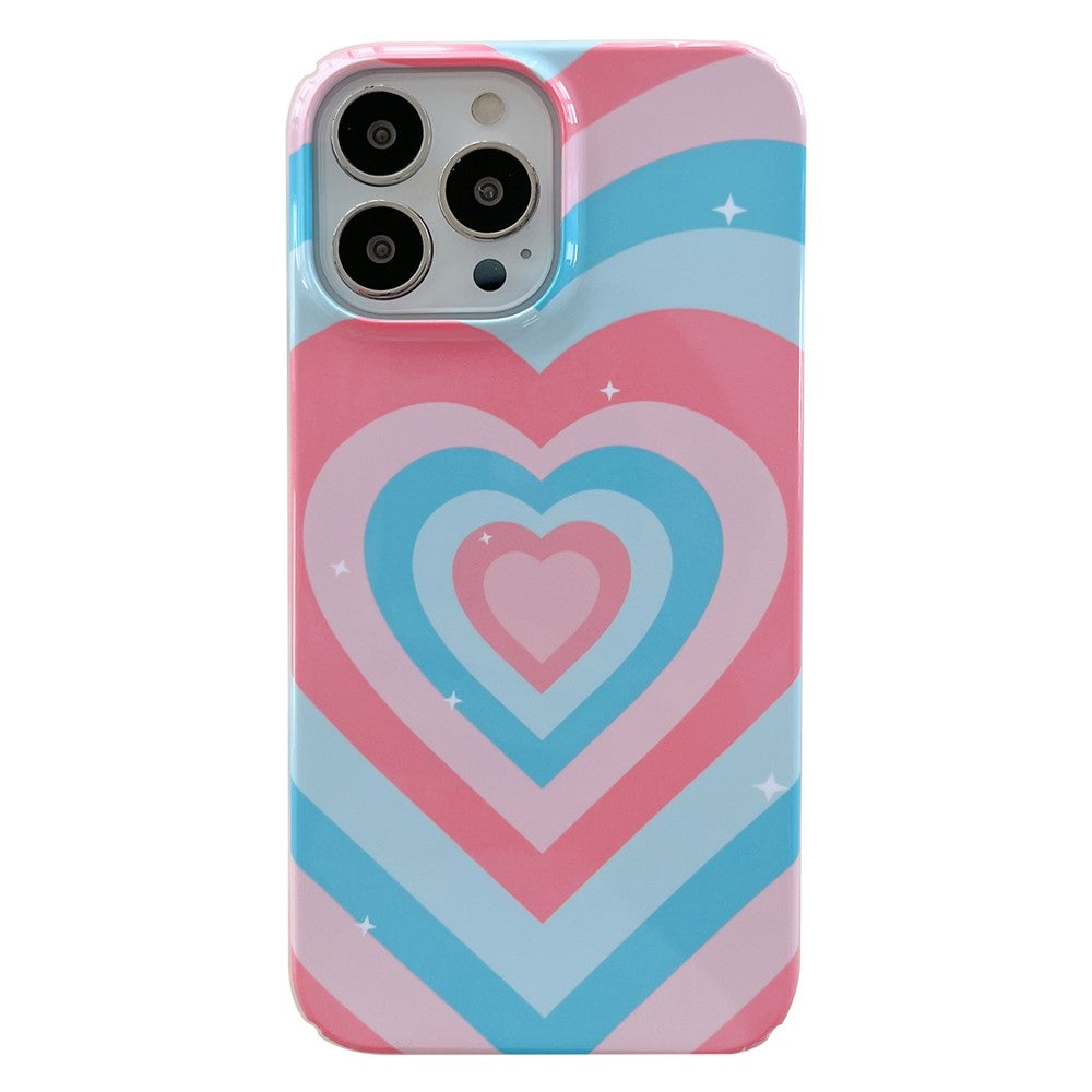 Hard PC Phone Cover for iPhone 12 Pro 6.1 inch Pattern Printing Anti-Drop Glossy Phone Case
