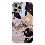 Hard PC Phone Cover for iPhone 12 Pro 6.1 inch Pattern Printing Anti-Drop Glossy Phone Case