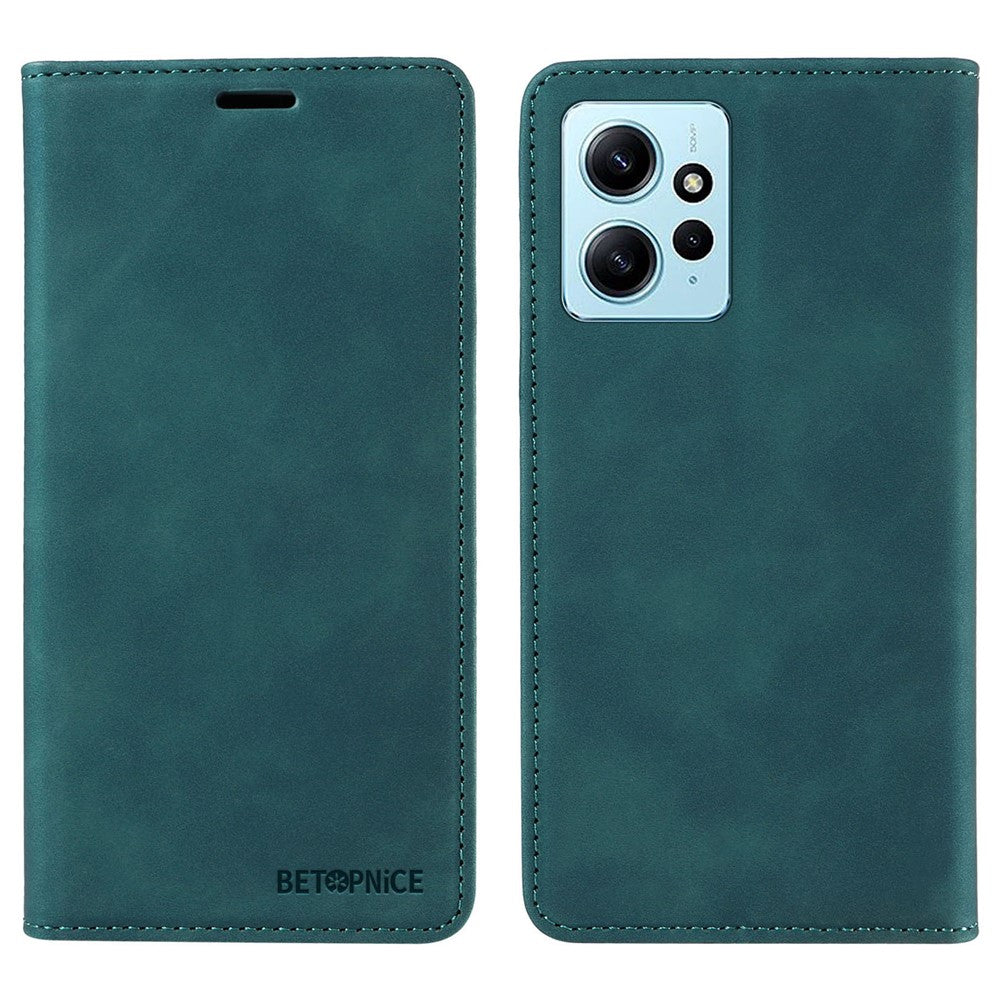 BETOPNICE 003 For Xiaomi Redmi Note 12 4G RFID Blocking Phone Wallet Case Leather Stand Cover