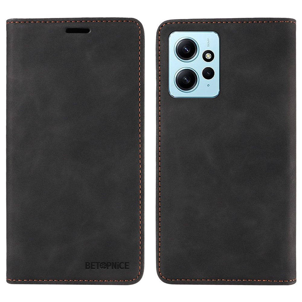 BETOPNICE 003 For Xiaomi Redmi Note 12 4G RFID Blocking Phone Wallet Case Leather Stand Cover