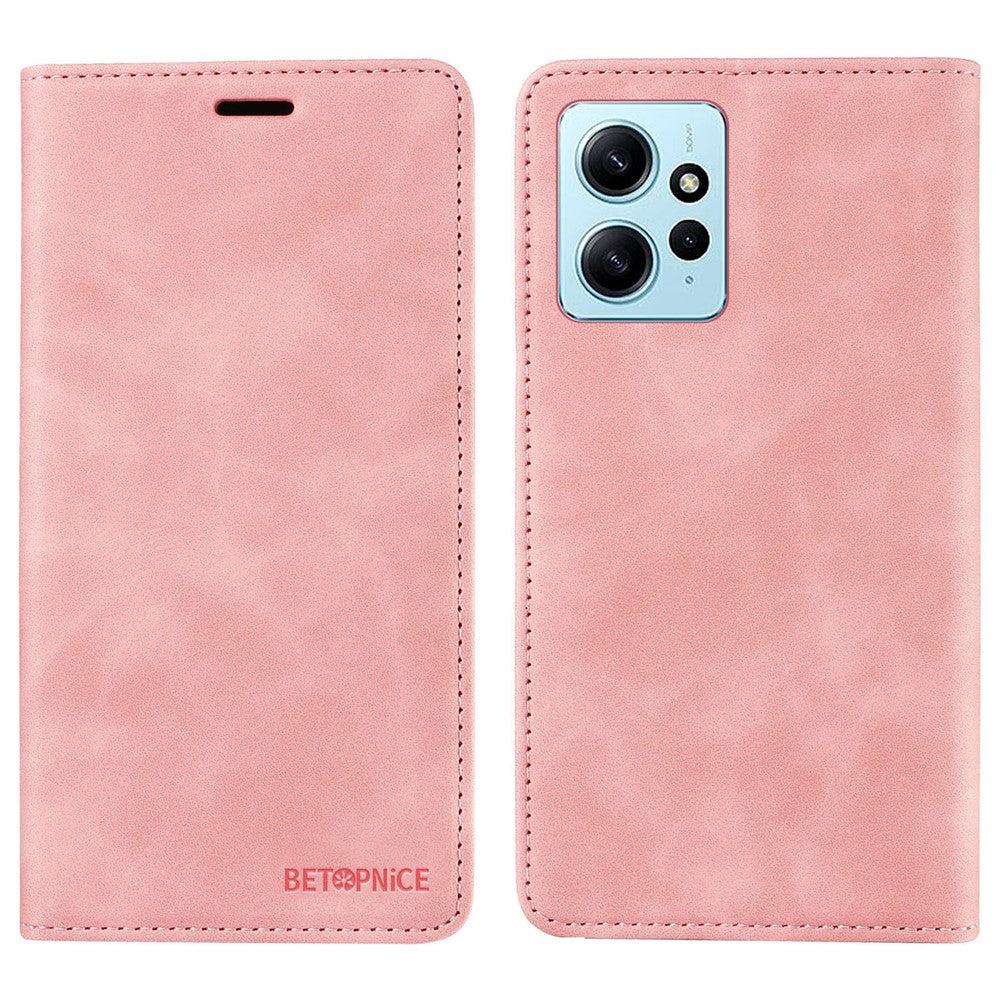BETOPNICE 003 For Xiaomi Redmi Note 12 4G RFID Blocking Phone Wallet Case Leather Stand Cover
