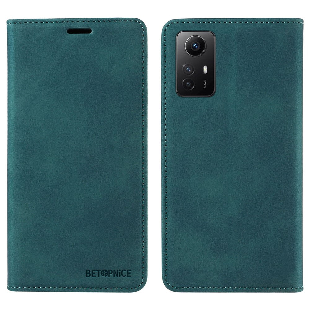 BETOPNICE 003 Stand Cover for Xiaomi Redmi Note 12S 4G RFID Blocking Phone Wallet Leather Case