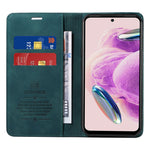 BETOPNICE 003 Stativfodral för Xiaomi Redmi Note 12S 4G RFID-blockerande mobilplånbok i läder
