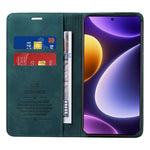 BETOPNICE 003 RFID Blocking Shell for Xiaomi Redmi Note 12 Turbo / Poco F5 5G Phone Wallet Case Leather Stand Cover