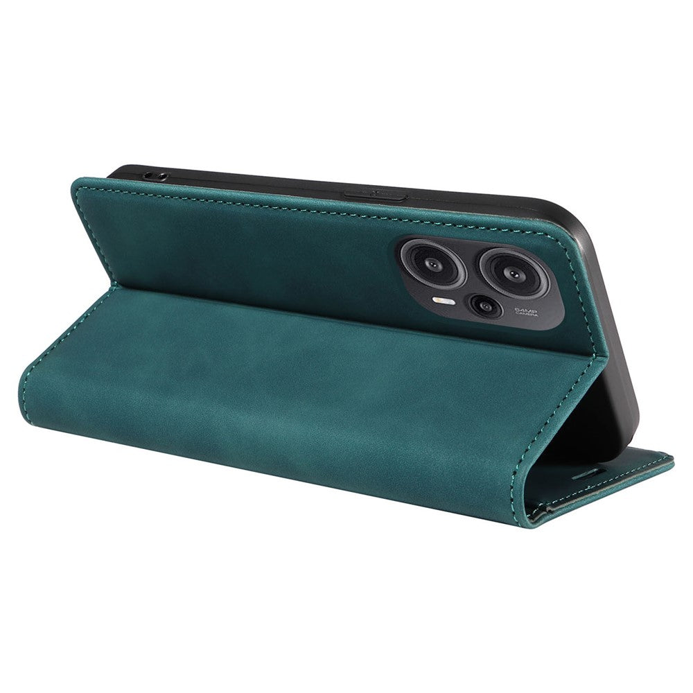 BETOPNICE 003 RFID Blocking Shell for Xiaomi Redmi Note 12 Turbo / Poco F5 5G Phone Wallet Case Leather Stand Cover