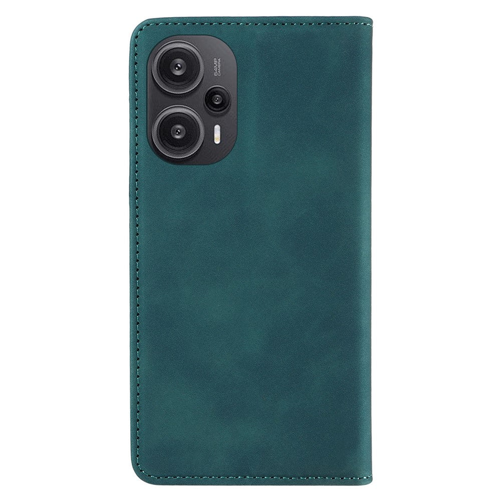 BETOPNICE 003 RFID-blockerande skal för Xiaomi Redmi Note 12 Turbo / Poco F5 5G mobilplånboksfodral läderstativ
