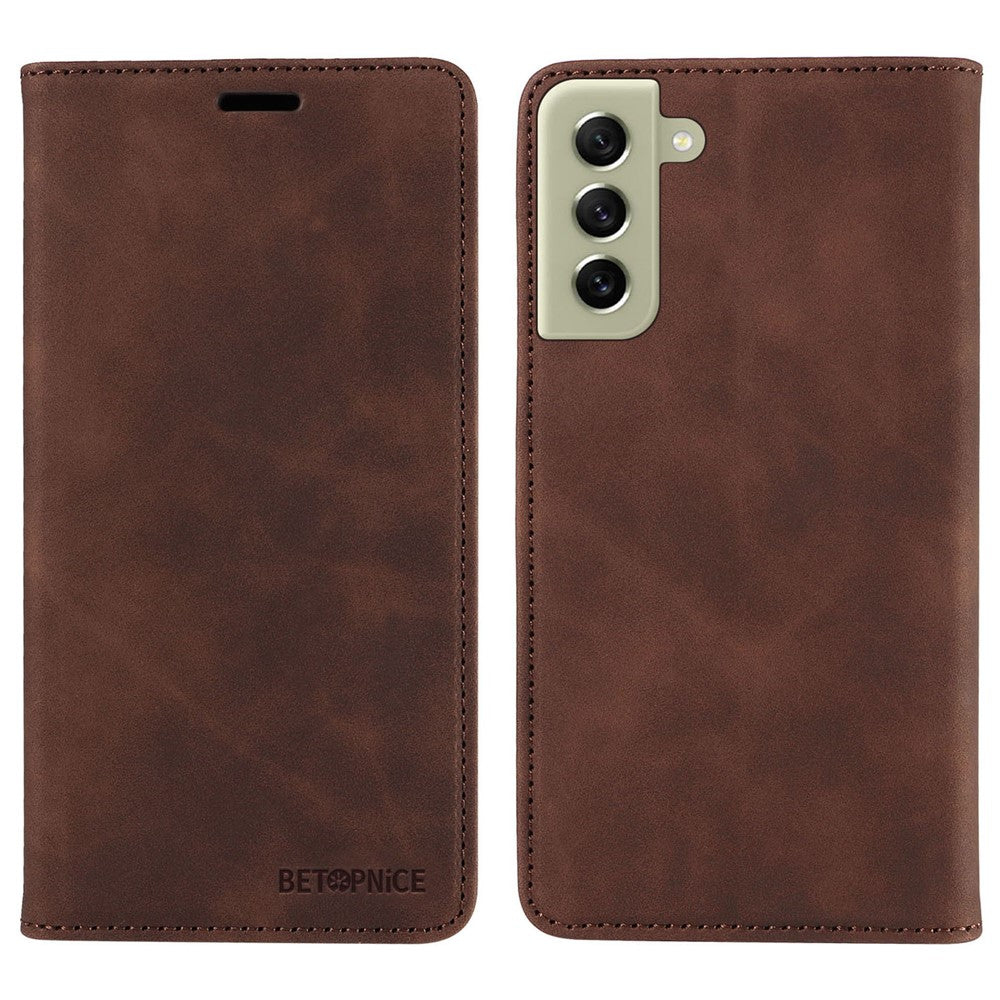 BETOPNICE 003 For Samsung Galaxy S22+ 5G Anti-collision RFID Blocking Phone Wallet Leather Stand Case