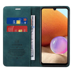BETOPNICE 003 Phone Cover for Samsung Galaxy A32 4G (EU Version) RFID Blocking Wallet Leather Stand Case