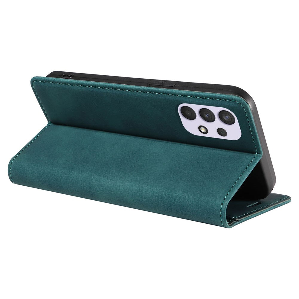 BETOPNICE 003 Phone Cover for Samsung Galaxy A32 4G (EU Version) RFID Blocking Wallet Leather Stand Case