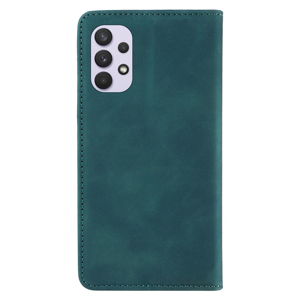 BETOPNICE 003 Phone Cover for Samsung Galaxy A32 4G (EU Version) RFID Blocking Wallet Leather Stand Case